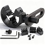 FENJANER Archery Arrow Rest with 3Pcs Replacement Brush -Whisker Brush Biscuit Arrow Rest Left and Right Hand for Compound Bow & Recurve Bow Hunting Shooting