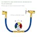 KVAEY R134A Refrigerant Charge Hose Kit, 1/2