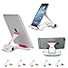 Tablet and Cell Phone Stand Holder, Multi-Angle, Durable, Anti-Slip, Landscape and Portrait, made for: Apple iPad, iPhone, Kindle, Samsung Galaxy Tab and Any Devices from 4"-12" by SIME-ON - Pink