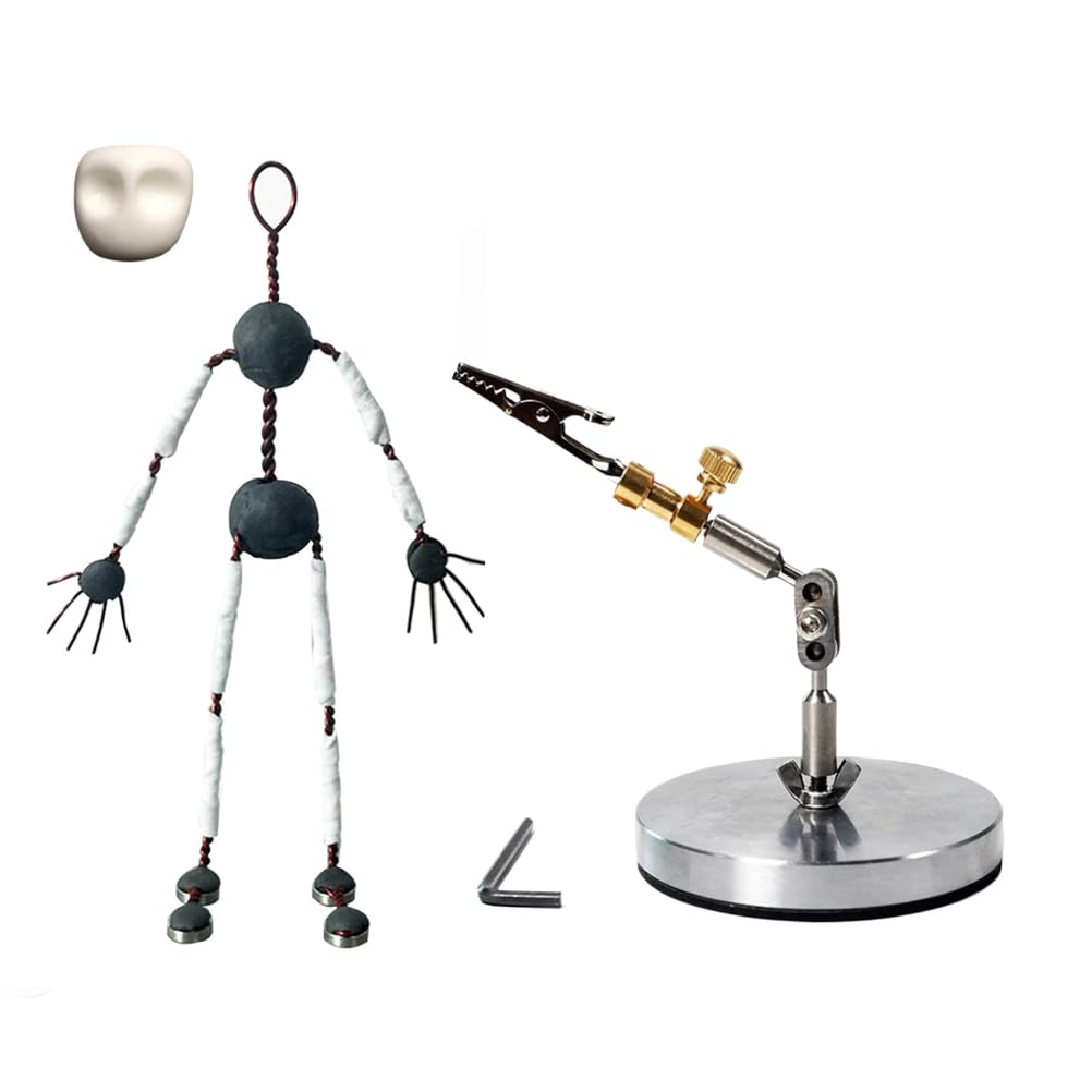 Zestaw do animacji poklatkowej DIY - Konstrukcja rigów do stop motion z 5 łącznikami dla animatorów, statyw do zdjęć poklatkowych,19cm