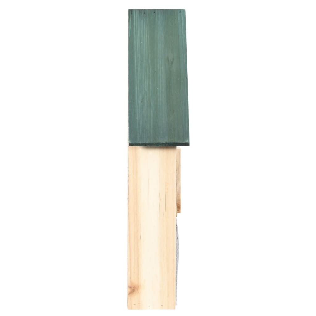Hotel per insetti in legno di abete, 31 x 10 x 48 cm, con casetta per farfalle, nido e api selvatiche, riparo per giardino, balcone, terrazza, protezione resistente alle intemperie, habitat