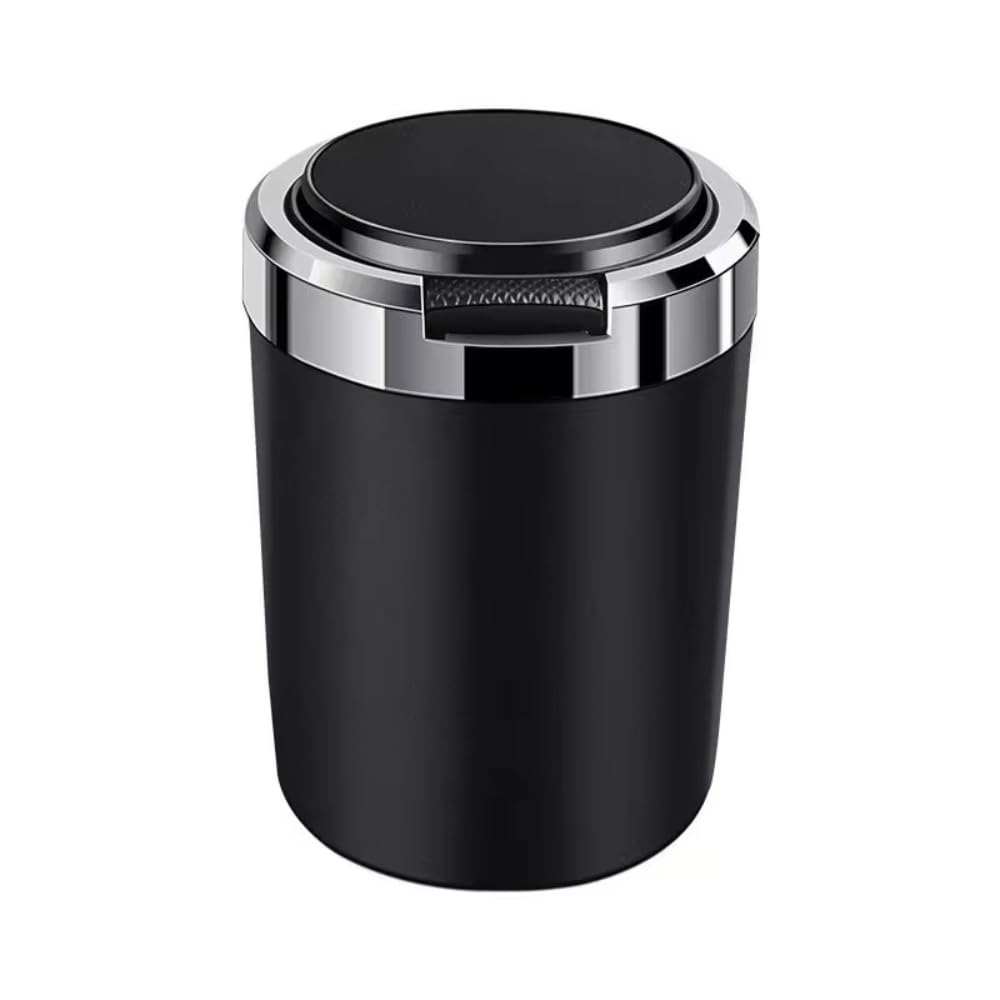 QOEMRHELT Car Ashtray with Lid,Portable Smokeless AshTrays for Infiniti Q50 G37 QX70 FX35 Q60 Q30 QX60 JX Vehicle Smell Proof Auto Cigarette Ashtray Cup Holder Accessory,A-Black