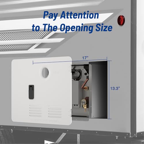 Ranein 15 x 18 Inches RV Water Heater White Door. ONLY Door kit for Ranein RV water heaters - Thumbnail 2