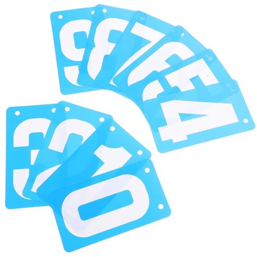 Cartas portátiles para marcador deportivo PRETYZOOM azul 10 piezas miniatura 1