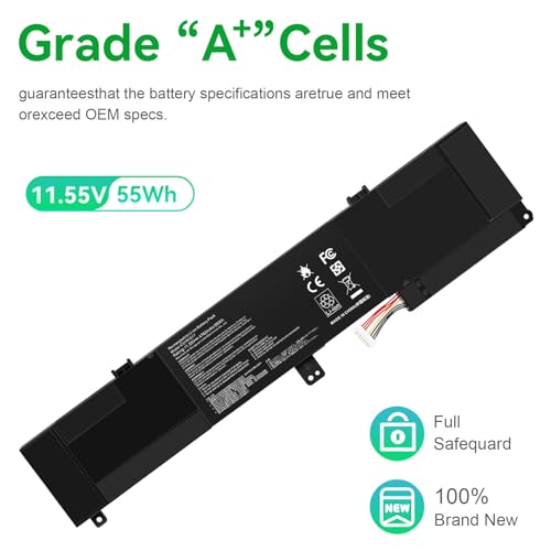 Image of ASUNCELL C31N1517 Laptop Battery Compatible with ASUS VivoBook Flip Q304 Q304U Q304UA Q304UAK Q304UJ Q303UA Q304UAKP TP301 TP301U TP301UA TP301UJ 0B200-01840000 0B200-01840100 11.55V 55Wh