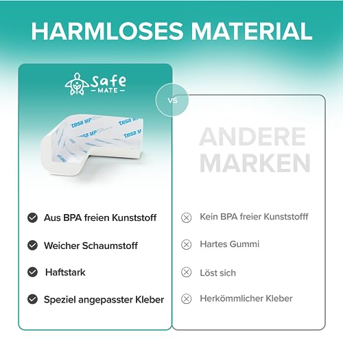 SafeMate Kantenschutz Baby aus Schaumstoff – 6m Tischkantenschutz & 10x Eckenschutz – Tischecken Kindersicherung… – Ansicht 6