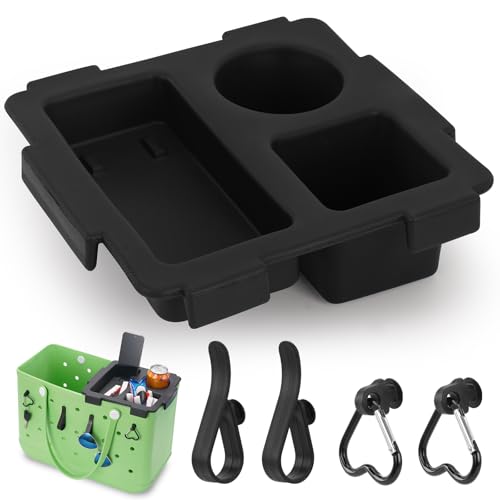 Bandeja para portavasos superior, accesorio para bolsa Bogg XL, Negro -