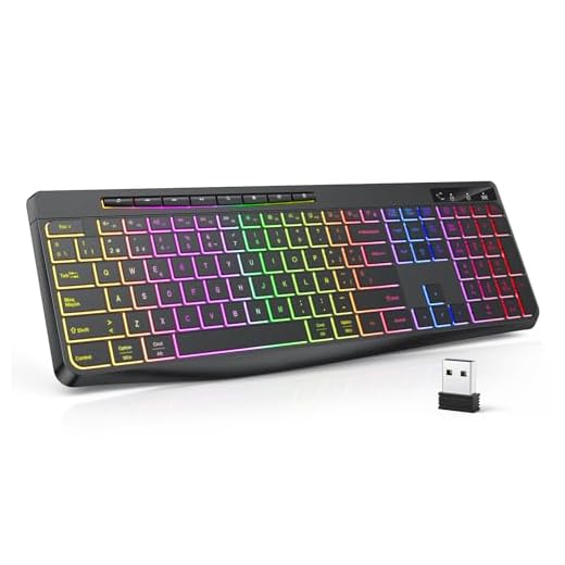 TECURS gaming retroiluminado 2.4G