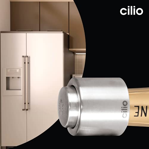 Cilio Stainless Steel Champagne Sealer, Bottle Stopper For Sealing Champagne Bottles, Pack Of 3 #TOP4