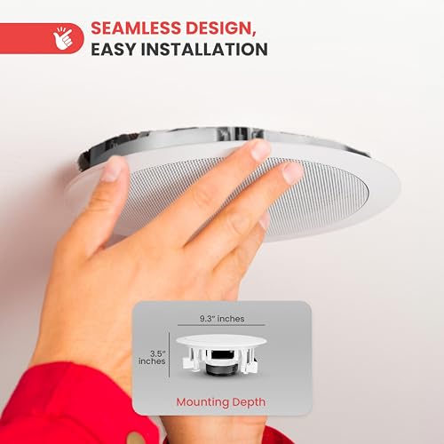 Pyle PIC6E 6.5'' Home In-Wall / In-Ceiling Speakers thumb #4