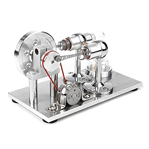 Physik Hei?luft Stirlingmotor Modell Stromgenerator Motor P?dagogische Dampfmaschine Spielzeug Wissenschaft Experiment Kit Set F