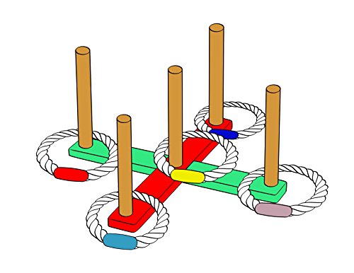 Mabua 10 Quoits Ropes Ring Toss Games, Pay Less Get More! #TOP5