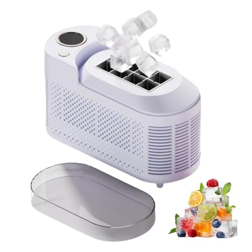 Fabricadora de hielo portátil de escritorio 120W miniatura 1