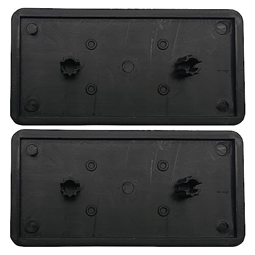 Image of 4080 European Standard Plastic Aluminum Profile End Caps, Black Rectangle 80x40mm (10pcs)