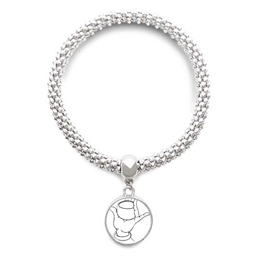 Bracelet bouddhisme argent&eacute; pour sublimer vos tenues boh&egrave;mes au quotidien