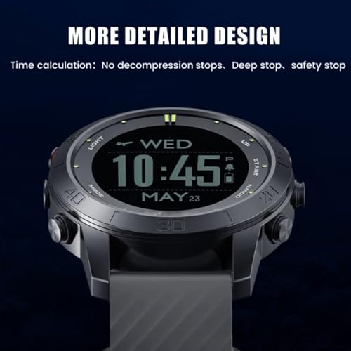 Reloj de buceo 100m para evitar errores de medición con sensor de profundidad y barómetro 3