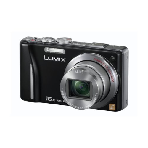 Panasonic Lumix TZ20 Digital Camera - Black (14.1MP MOS, 16x Optical Zoom) 3 inch Touchscreen LCD (Renewed)