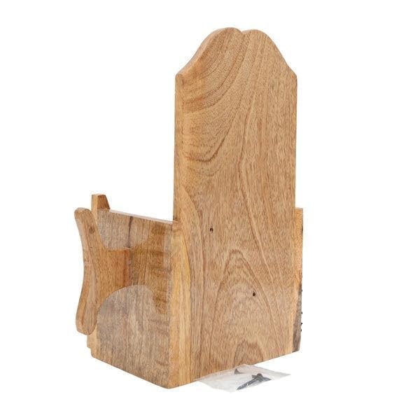 Image of Wooden Iron Press Holder.Free from Electricity.Save You & Your Family from Shock.Not Only Hold Iron But Organise Power Cable Also. Press Machine Holder for Laundry and Home1