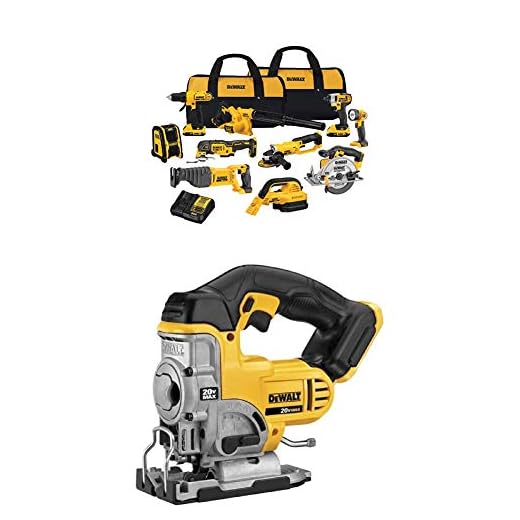 DEWALT DCK1020D2 20V Combo Kit with DCS331B 20-Volt MAX Li-Ion Jig Saw (Tool Only)