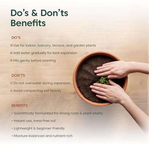 Image of Kyari Gro Soil for Plants - Ready-to-Use Organic Potting Soil Mix for Indoor & Outdoor Plants, Home Garden, Balcony, Terrace - with Coco Peat & Compost - 100% Natural for Plant Parents