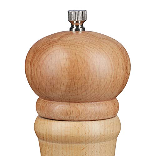 Relaxdays Wooden Pepper Mill with Durable Ceramic Grinding Mechanism, Large Size: 40 x 6 x 6 cm, Timeless Design in Natural Finish - Image 7