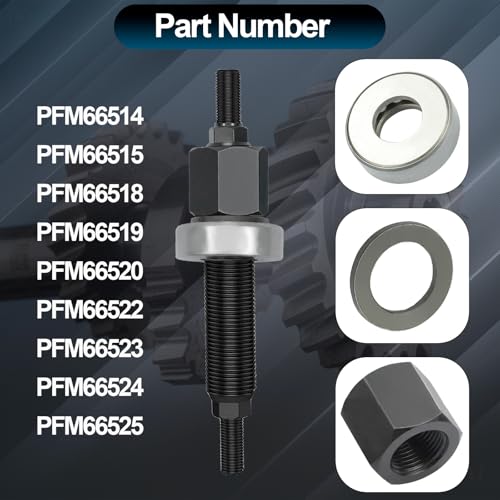 Image of 66515 Harmonic Balancer Installation Tool, Balancer Crankshaft Puller Set Compatible with Big Block Cranks-BBC, Small Block Cranks-SBC