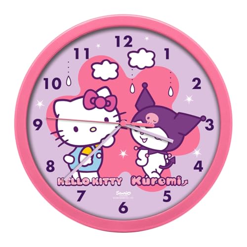 Kids Licensing - Horloge Murale Hello Kitty & Friends pour Filles