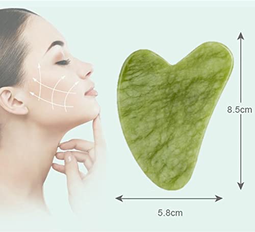 Gua Sha 100% Natural – Massajador Facial, Guasha para massagem facial e corporal, antirrugas, massag
