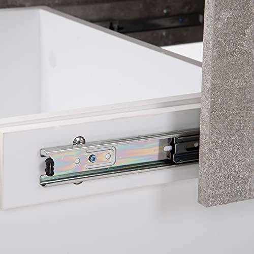 Table basse grise extensible avec rangement pratique pour salon moderne - 7