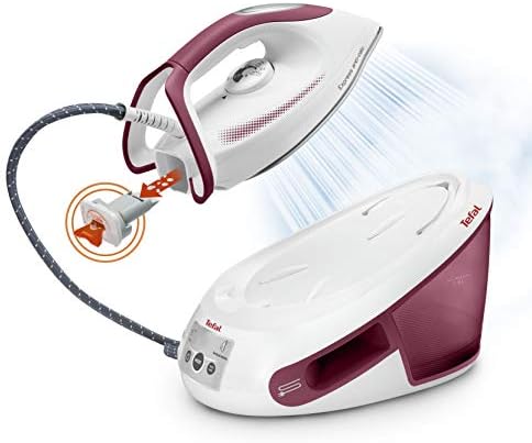 Tefal Express Anti Scale Steam Generator, 1.8L, White/Purple, SV8012
