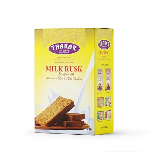 THAKAR Bakery Milk.Rusk 700g | MilkRusk toast biscuit.Rusk | Suga...