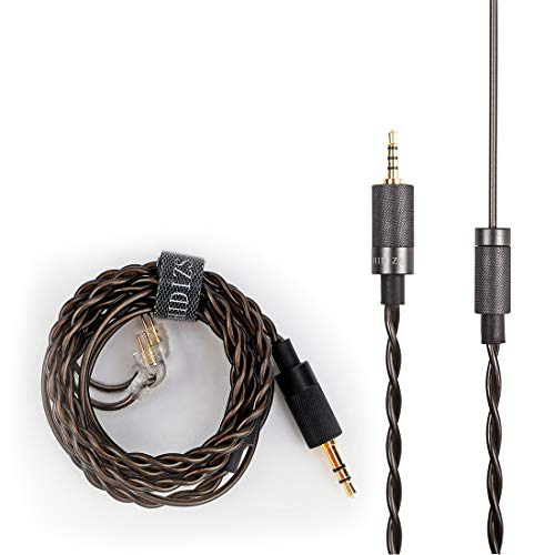HIDIZS Detachable Balanced Earphone Cable, 2.5mm Plug Replacement Headphone Audio Cord Headphone Upg - //coolthings.us