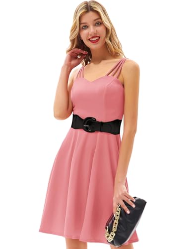 GRACE KARIN Women's Wide Stretchy Cinch Belt 3 Inch Vintage Chunky Buckle Belts S-XXXXL4