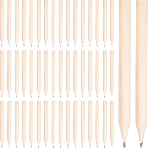 Pack de 100 lápices mini de madera gruesos miniatura 1