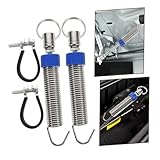 WEKADRIN 2pcs Adjustable Automatic Car Trunk Lid Lifters Boot Opener Springs with Strong Structure Easy Installation for Rear Tailgate Lift Support - Image 7