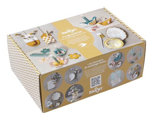 Kit de modelage adulte avec outils sculpture et argile sans cuisson