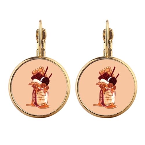 Boucles d'oreilles pendantes à clip dorées pour illuminer vos journées