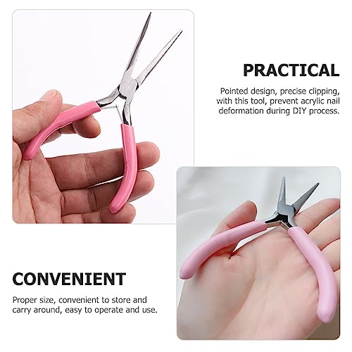 Pinzas para uñas para arte y manicura Beaupretty miniatura 7