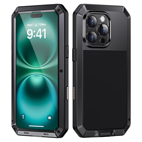 Coque iPhone 16 Pro Métal protection 360 blindée antichoc intégrale