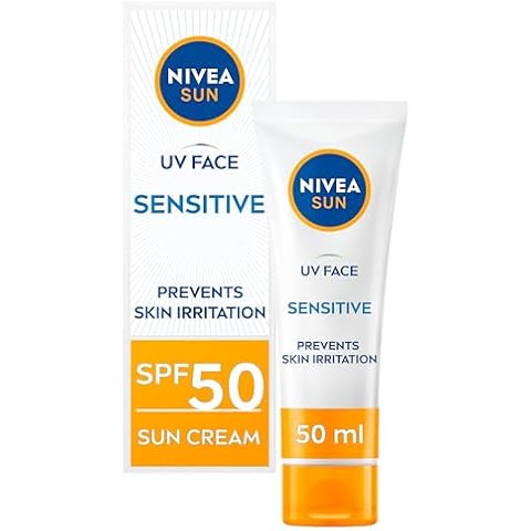 NIVEA Sun UV Face Sensitive SPF 50 Cream Cover
