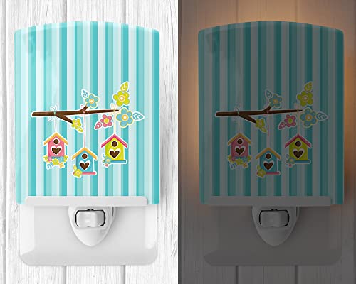 Lámpara de noche cerámica multicolor 6x4x3 pulg miniatura 2