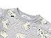 COOLTREE Crewneck Sweatshirt for Girls - Cute Puppy Long Sleeve Pullover Ruffle Trim Tops Size 4T