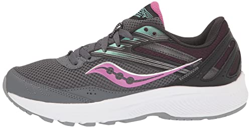 Saucony Women's Cohesion 15 Running Shoe, Shadow/Razzle, 10 W Us #TOP7