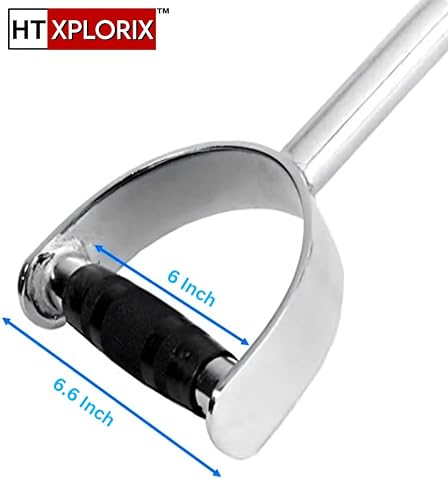Image of Double D LAT Pull Down Handle Bar- 30-Inch Heavy-Duty Cable Attachment for Back & Upper Body Workouts