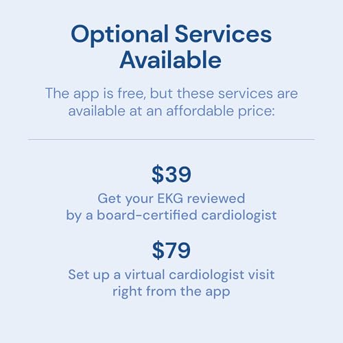 KardiaMobile 1-Kanal-EKG-Herzfrequenzmesser – EKG-Aufzeichnung zu Hause – Erkennt Vorhofflimmern – Sofortige Ergebnisse in 30 Sekunden – Einfach zu verwenden – Funktioniert mit den meisten Smartphones