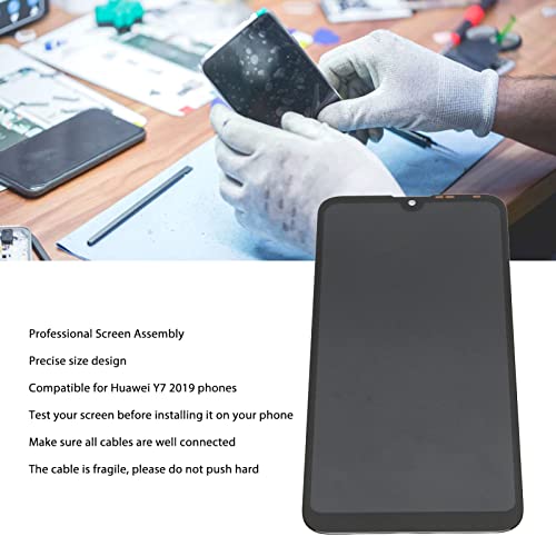 Phone Screen Replacement for Huawei Y7, LCD Display Touch Screen with Frame Tools - Image 4