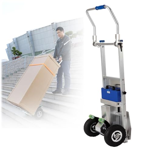 Sube Escaleras De Aluminio,Carrito Eléctrico Para Subir Escaleras,Carrito Plegable Para Subir Escaleras,Capacidad De Carga 200 Kg/440 Lb,Adecuado Para Transportar Objetos Pesados A