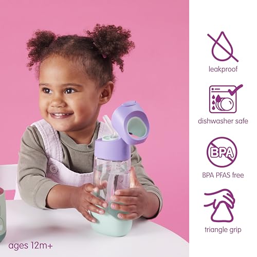 Image of b.box Tritan Drink Bottle, Lilac Pop, Lilac, 15 Ounce