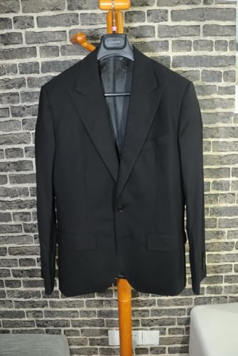 Men's Single Breasted Suit Prom Business 2-Piece Peak Lapel Tuxedos for Banquet3