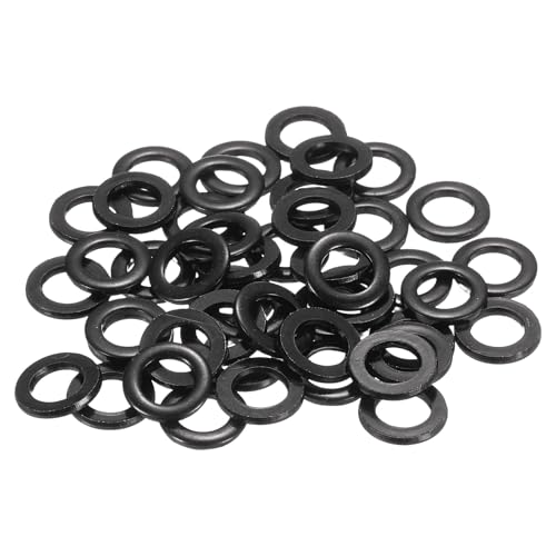Rondelles M6 acier inoxydable 304 noir, protection durable pour assemblage mécanique